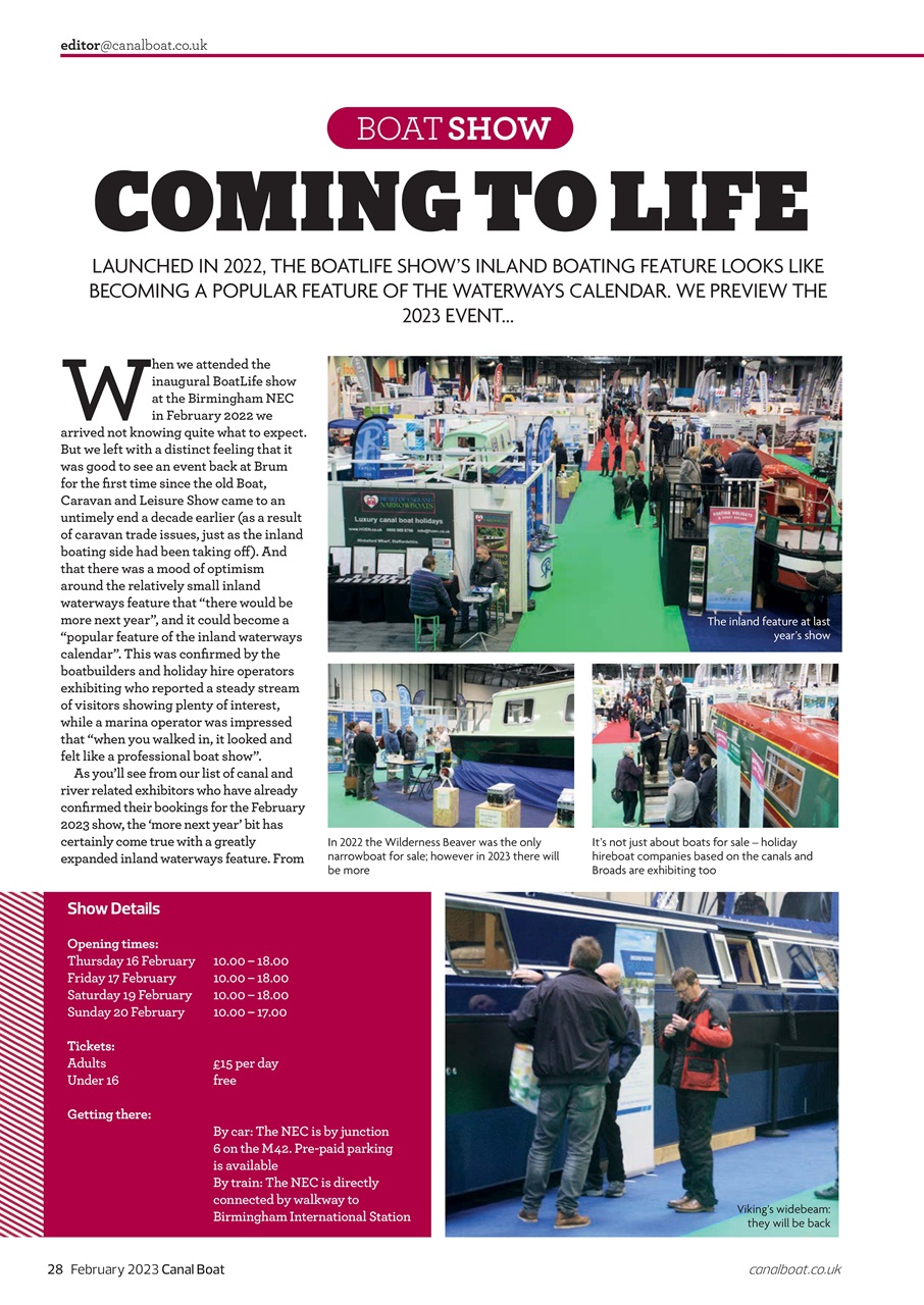 Canal Boat Preview Pages