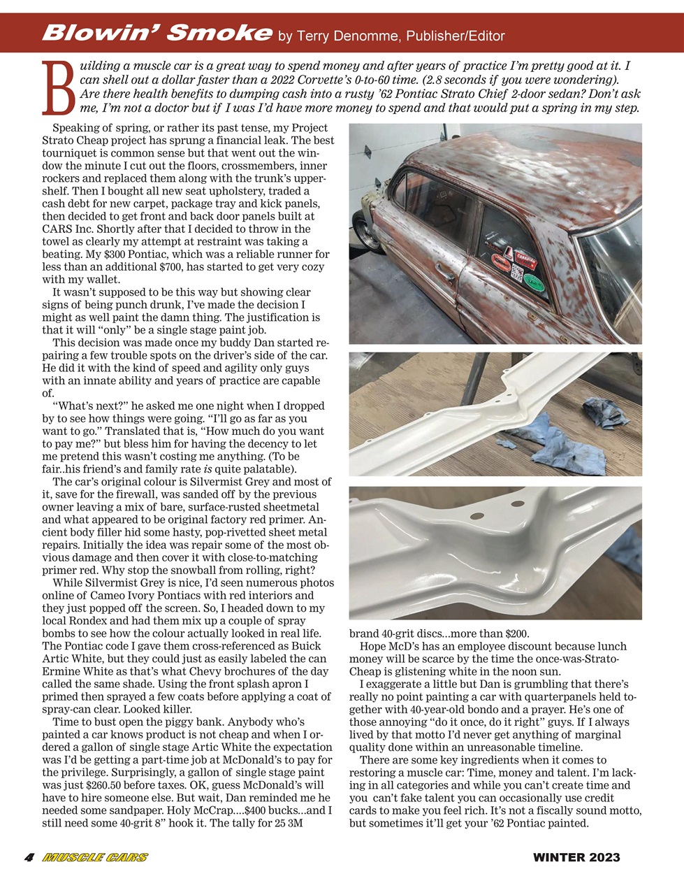 Muscle Cars Preview Pages