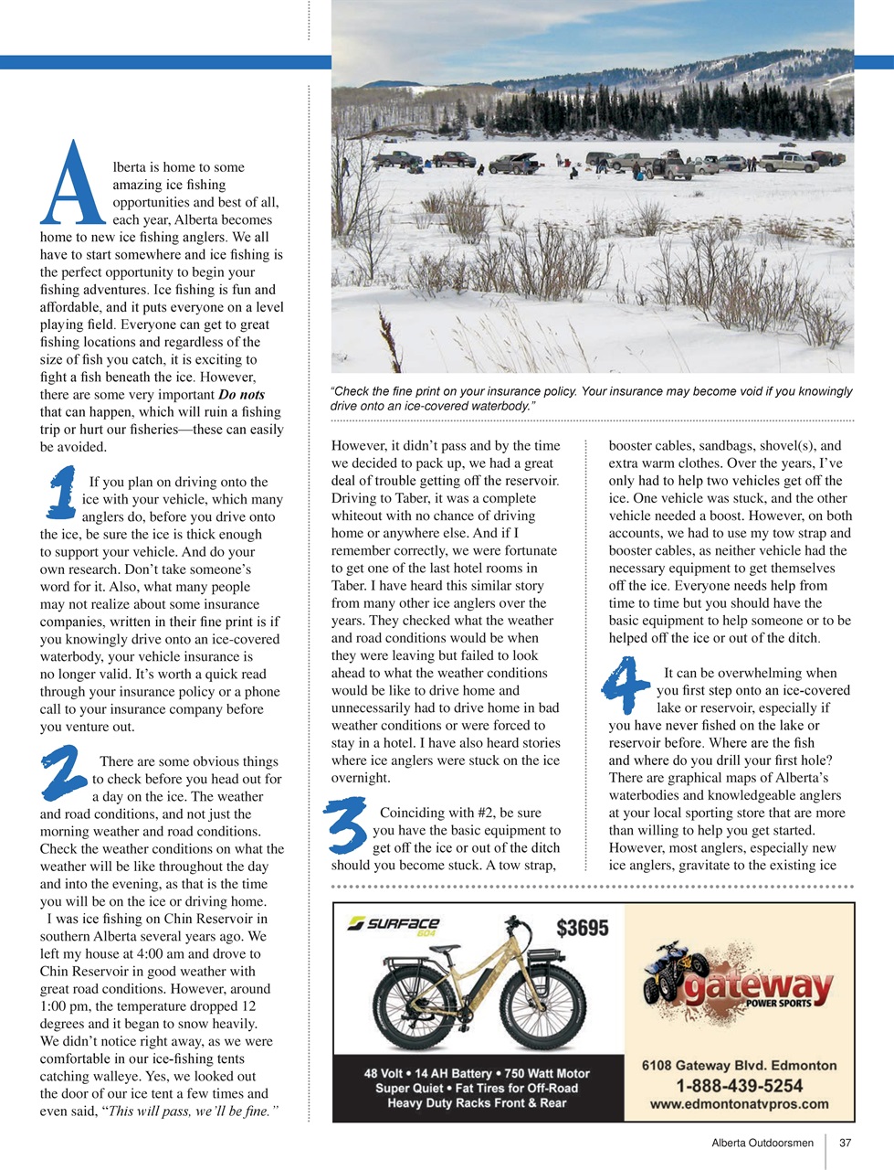 Alberta Outdoors Preview Pages