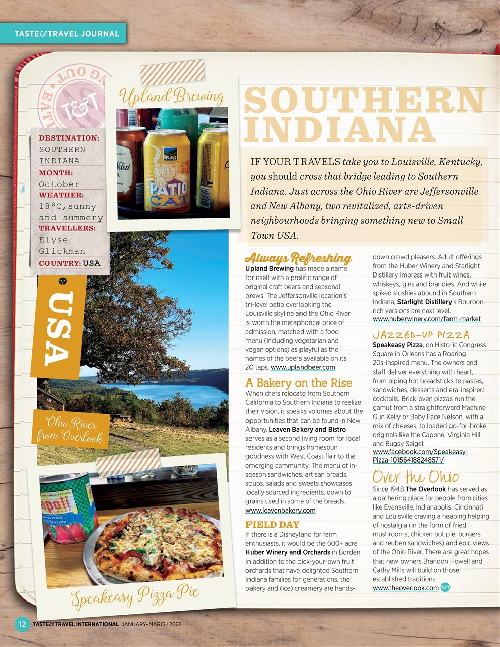 Taste & Travel International Preview Pages