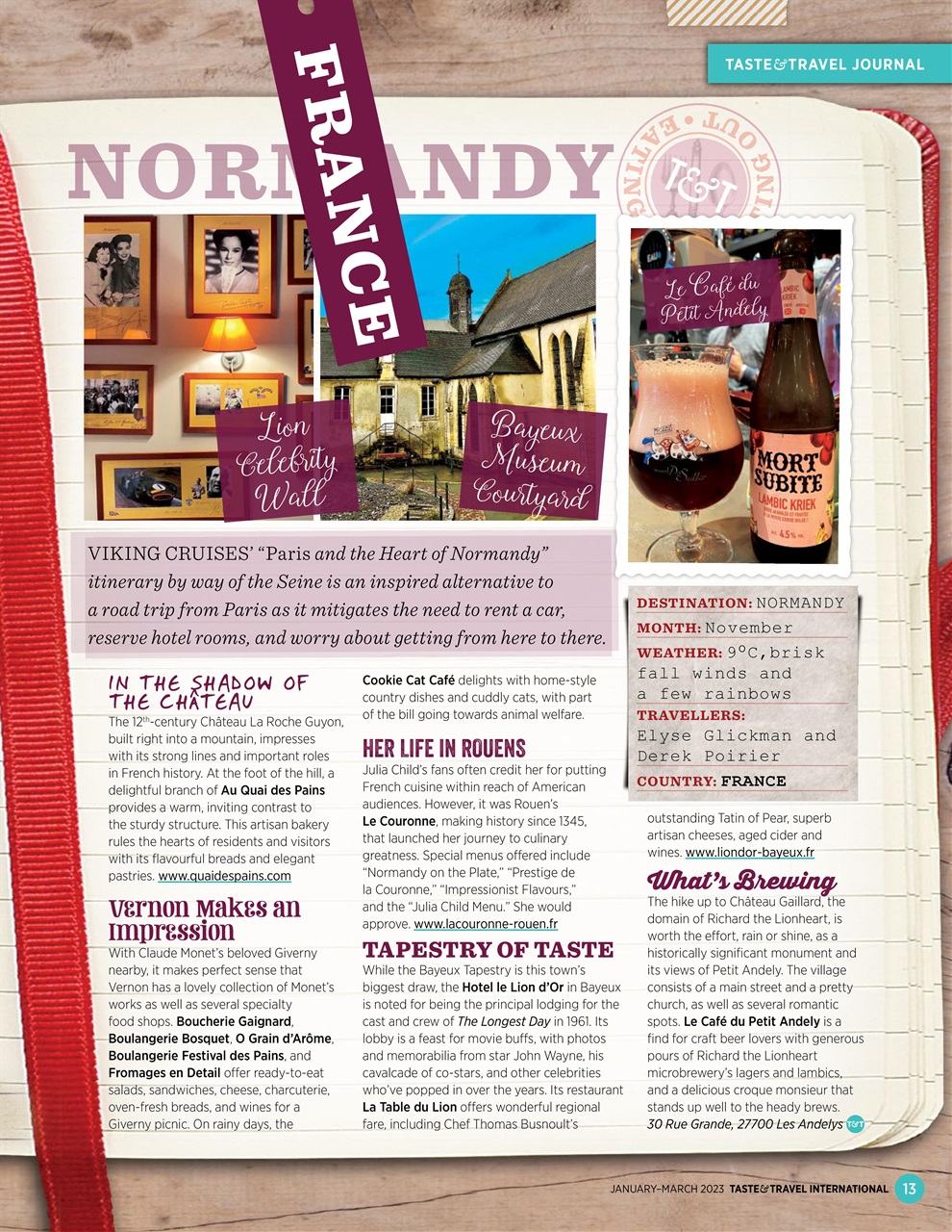 Taste & Travel International Preview Pages