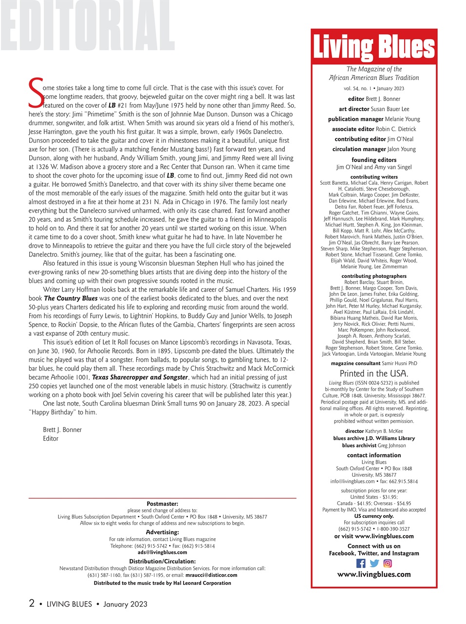 Living Blues Preview Pages