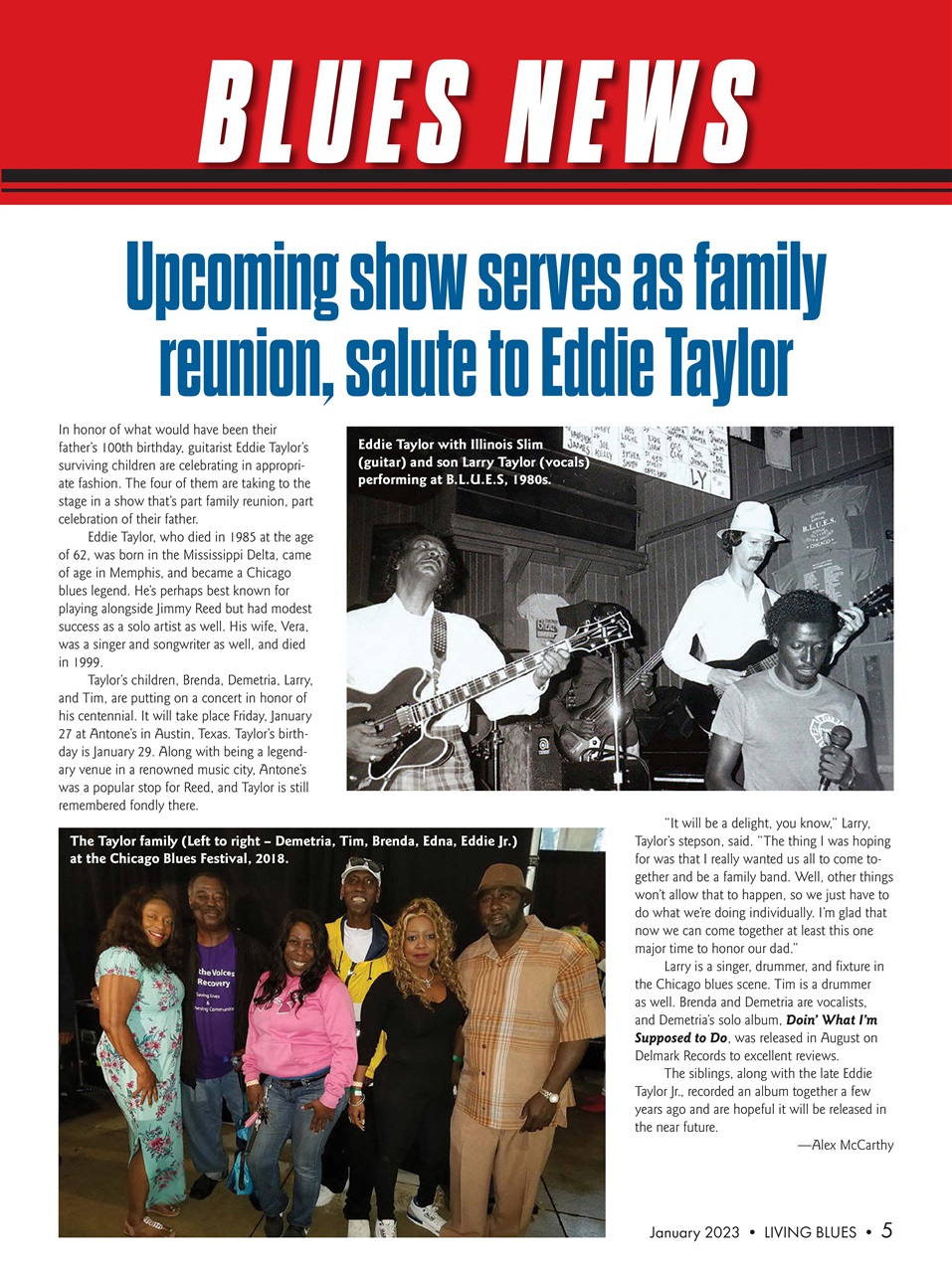 Living Blues Preview Pages