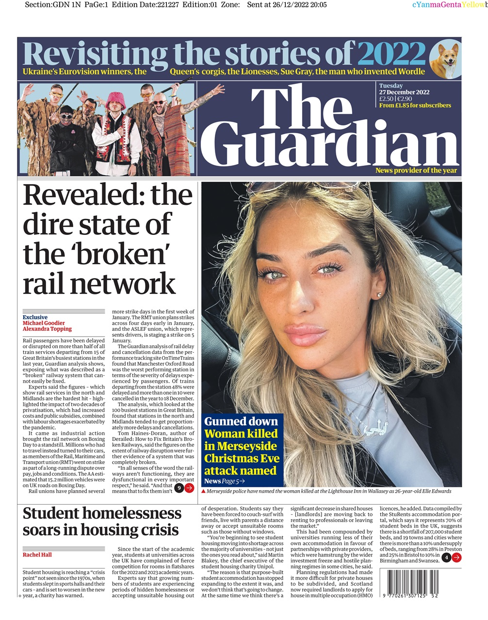 The Guardian Newspaper Preview Pages