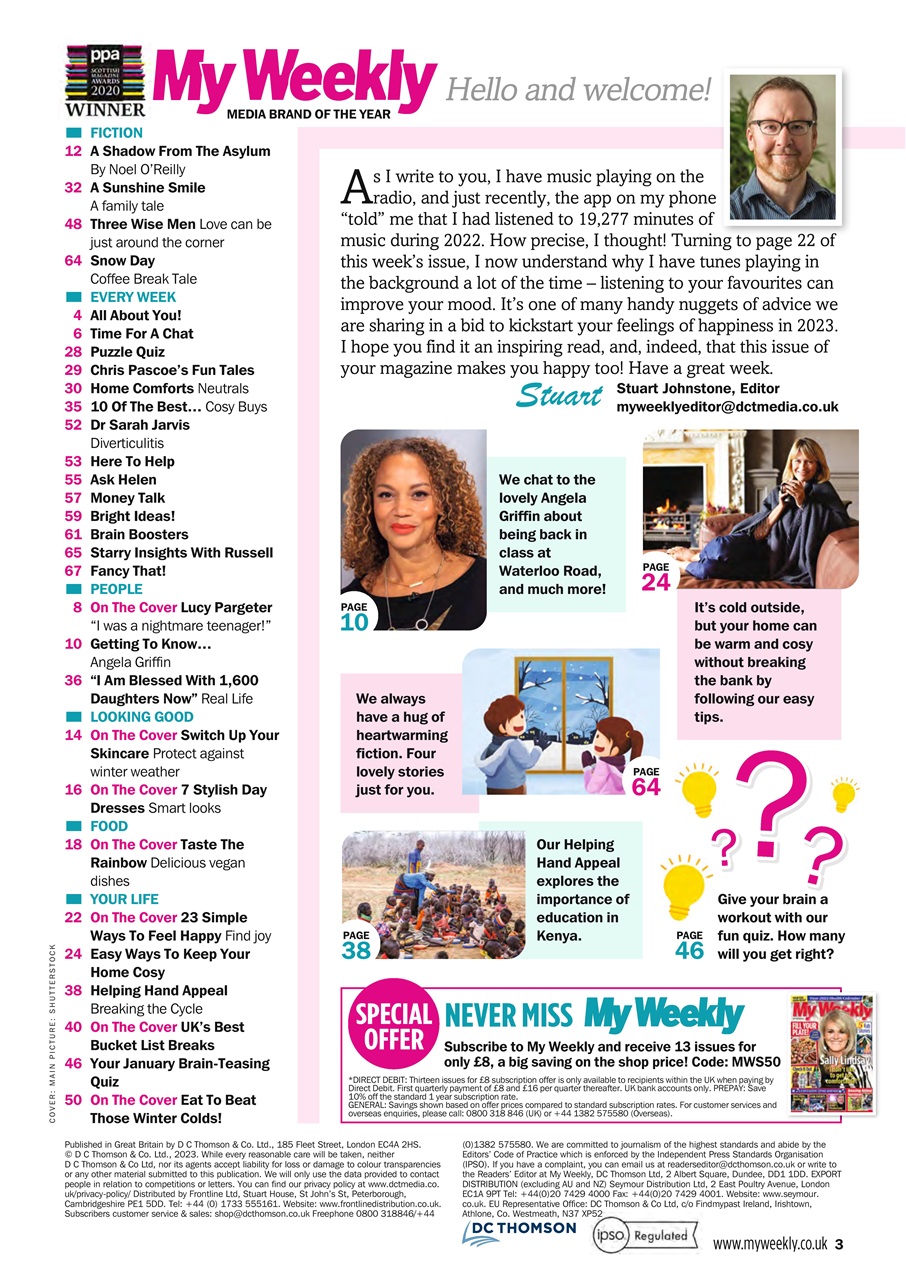 My Weekly Preview Pages