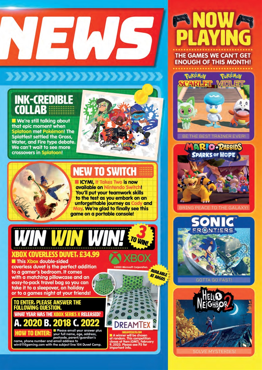 110% Gaming Preview Pages