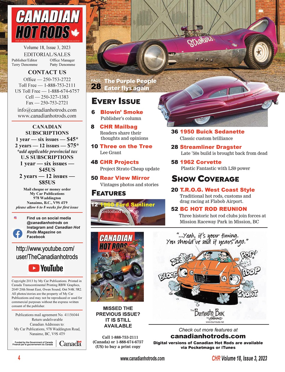 Canadian Hot Rods Preview Pages