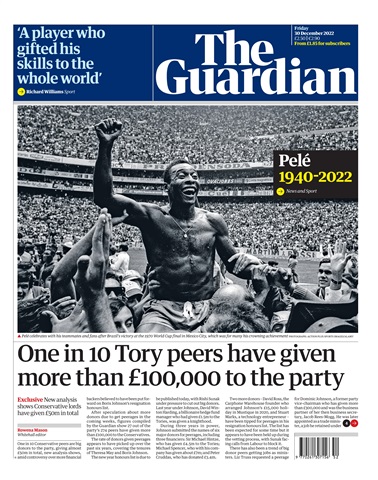 The Guardian Newspaper issue Friday, December 30, 2022