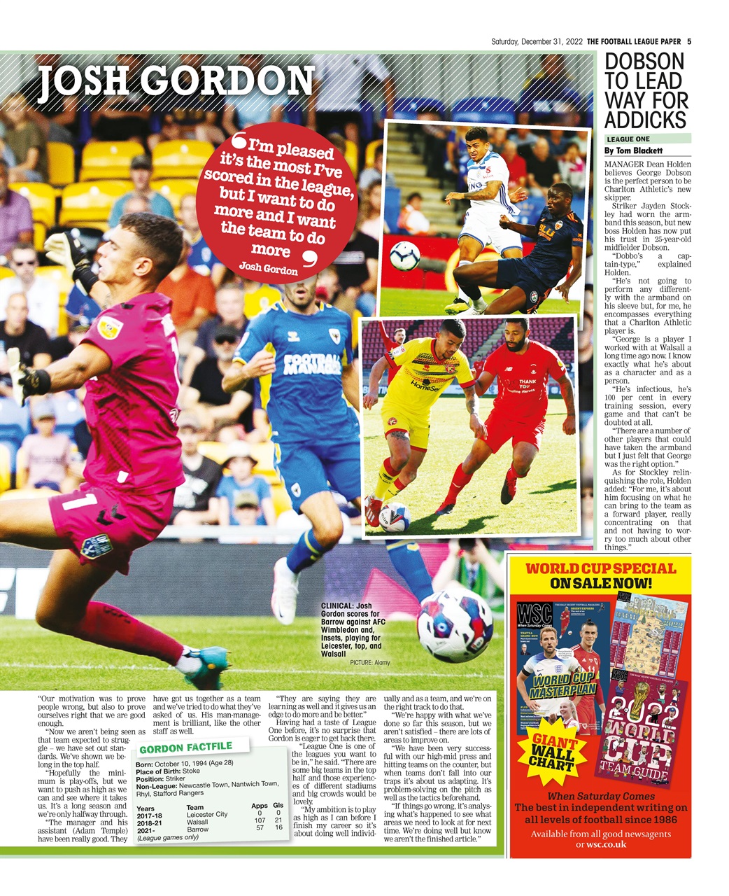 The Football League Paper Preview Pages