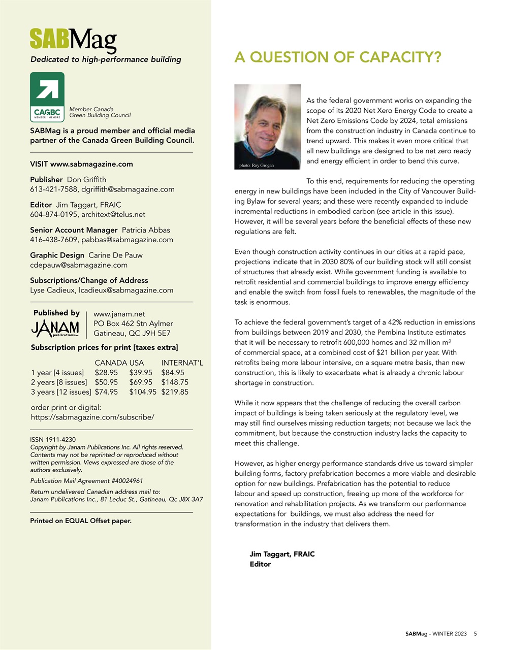 SABMag Preview Pages