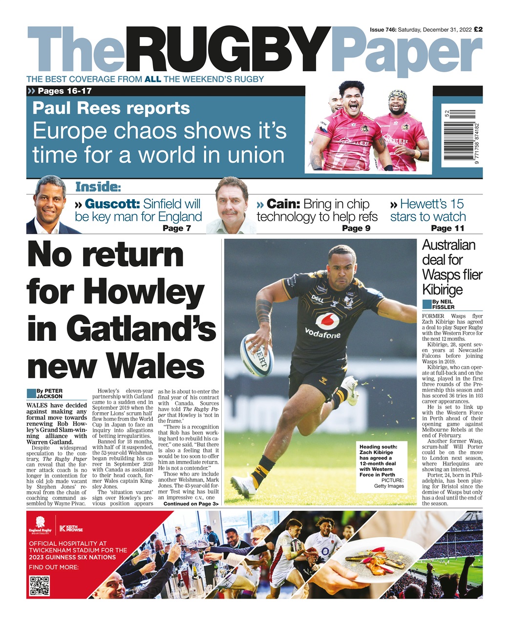 The Rugby Paper Preview Pages