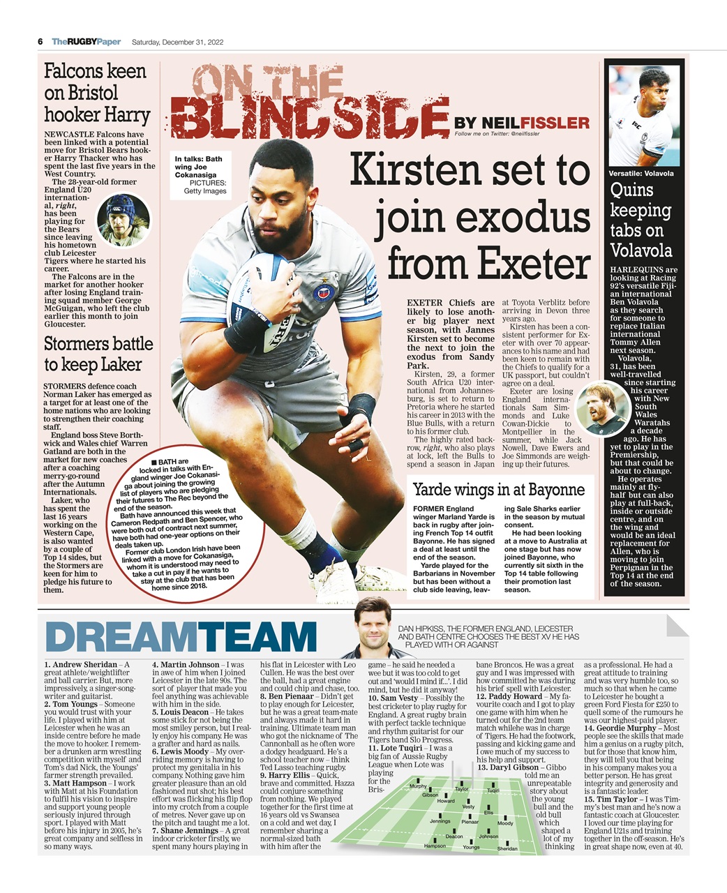 The Rugby Paper Preview Pages