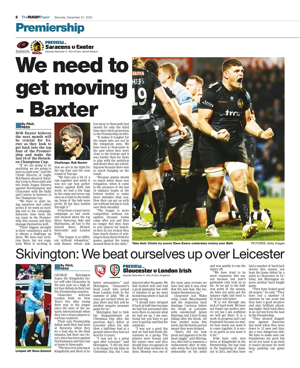 The Rugby Paper Preview Pages
