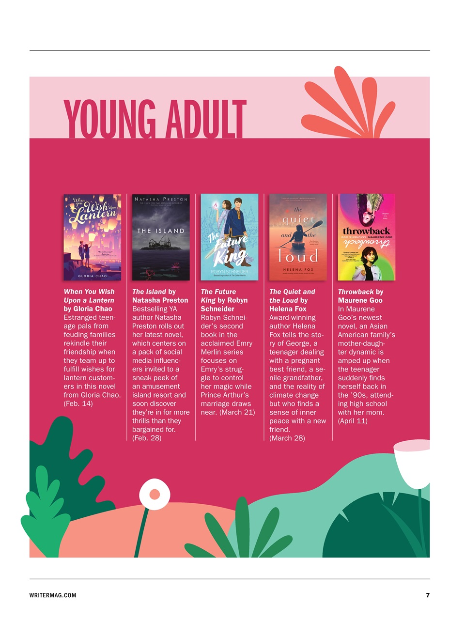 The Writer Preview Pages