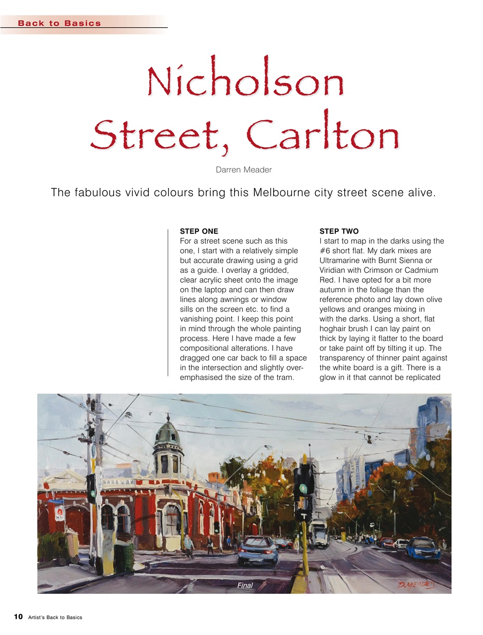 Artists Back to Basics Preview Pages