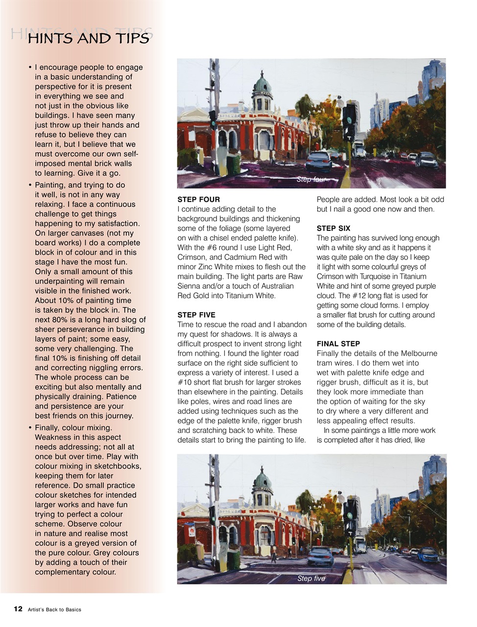 Artists Back to Basics Preview Pages