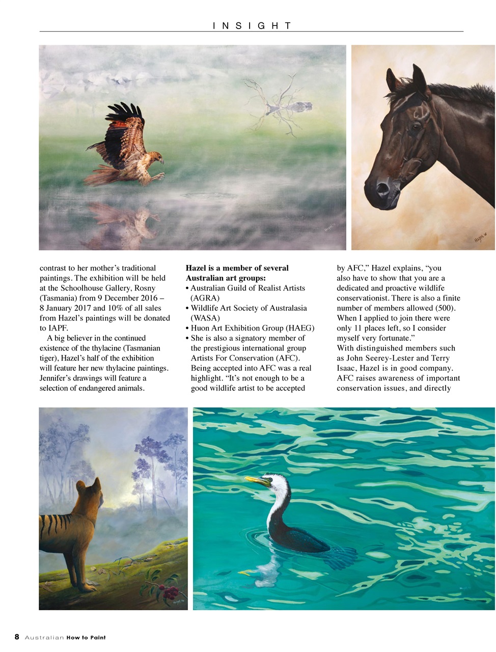 Australian How to Paint Preview Pages