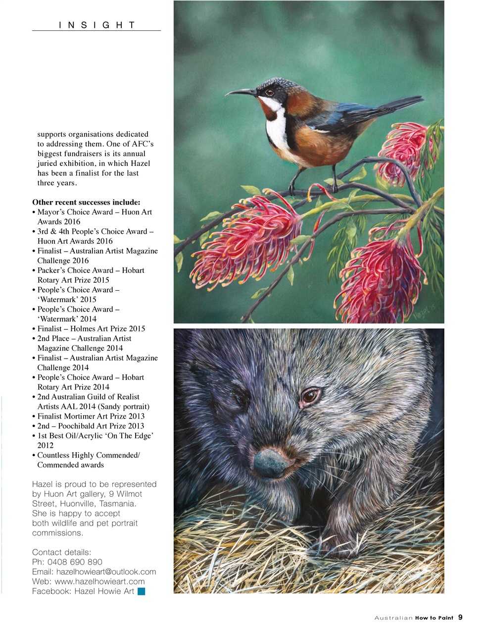 Australian How to Paint Preview Pages