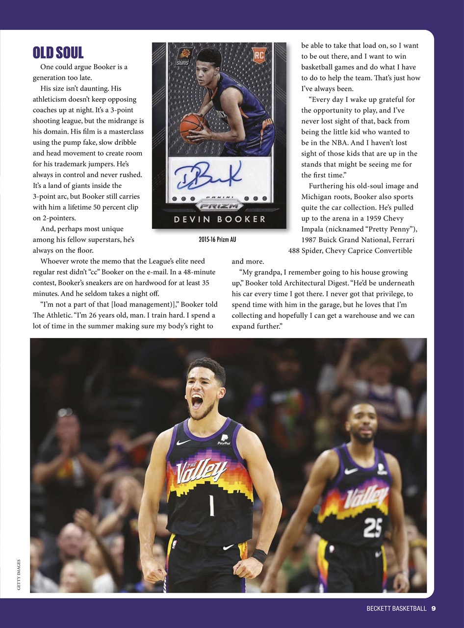 Beckett Basketball Magazine Preview Pages