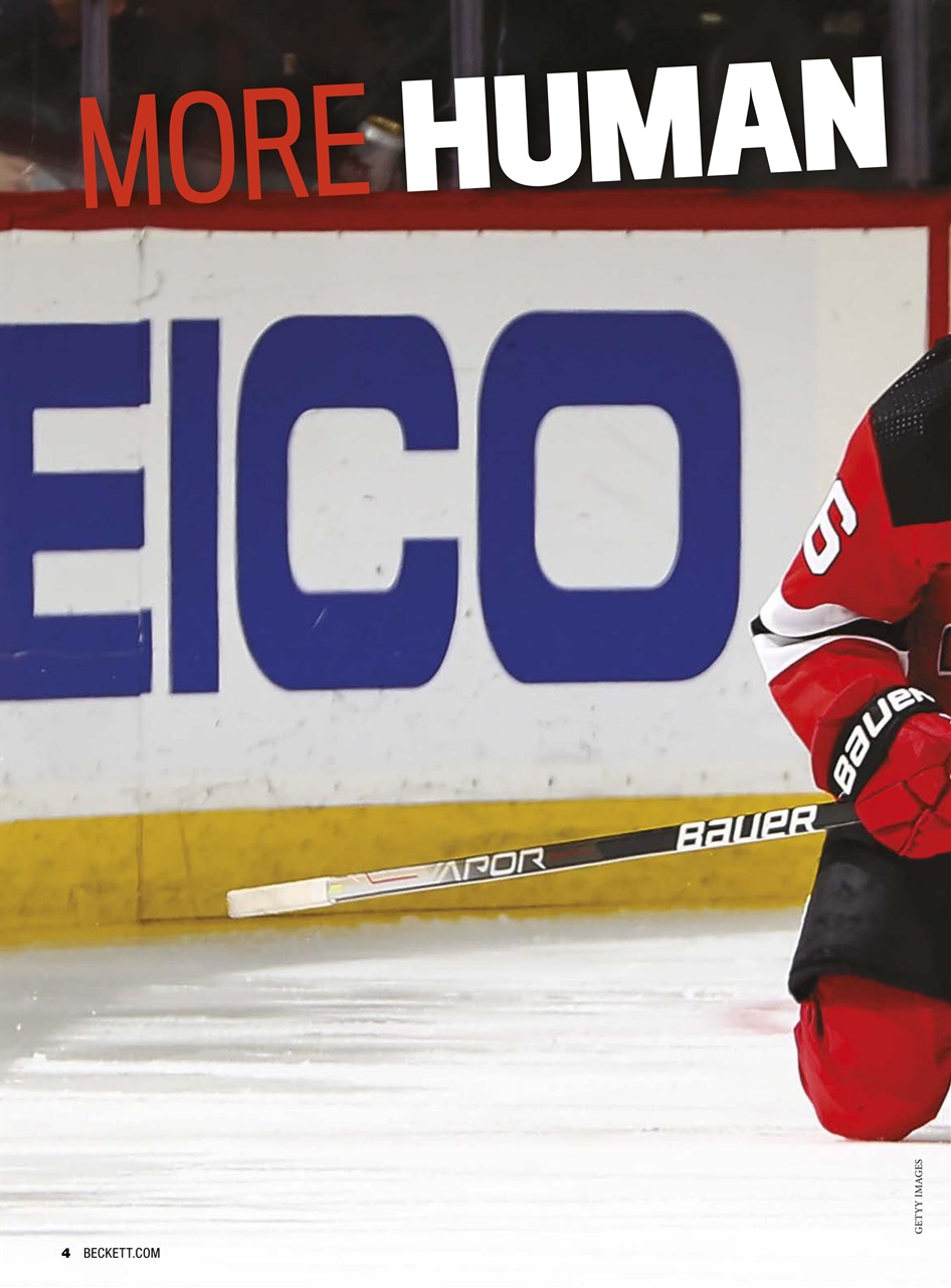 Beckett Hockey Magazine Preview Pages