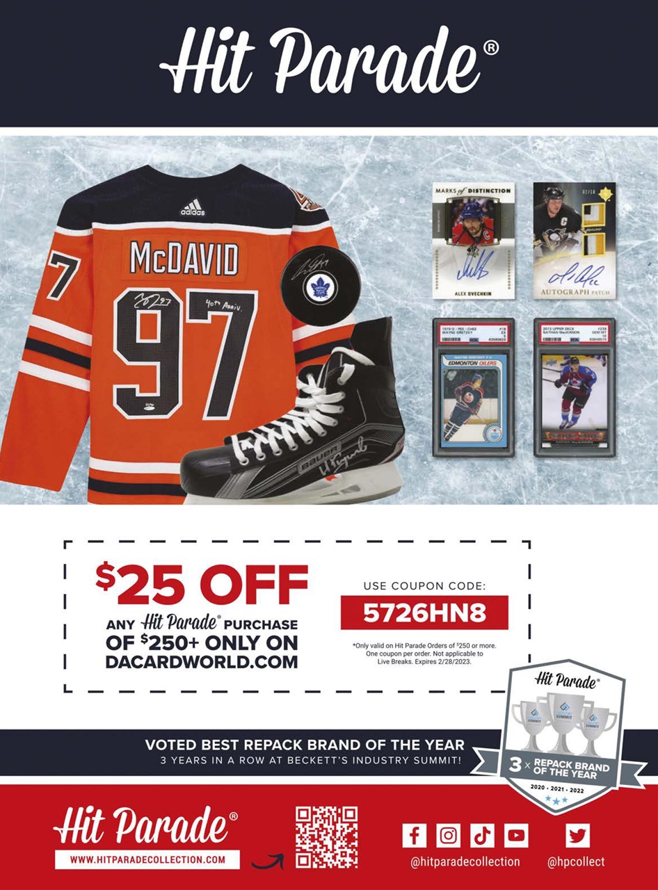 Beckett Hockey Magazine Preview Pages