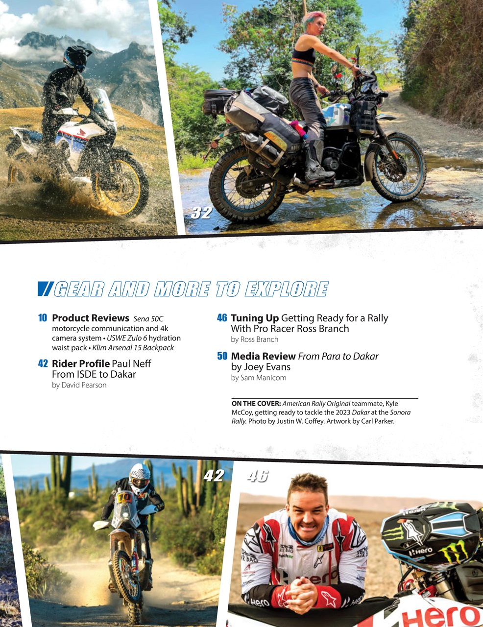 Adventure Motorcycle Preview Pages