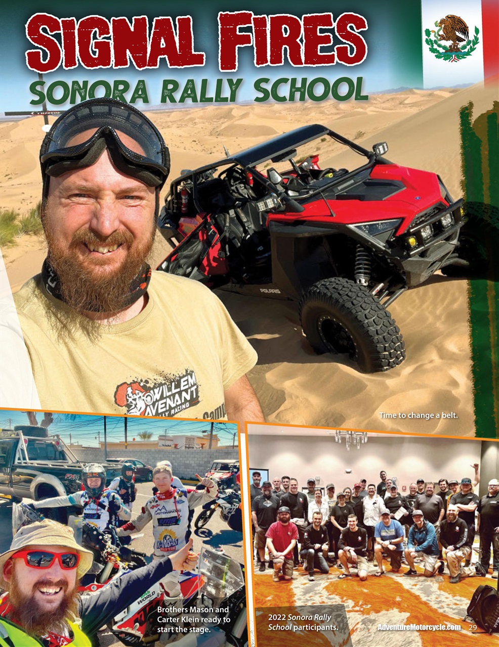 Adventure Motorcycle Preview Pages