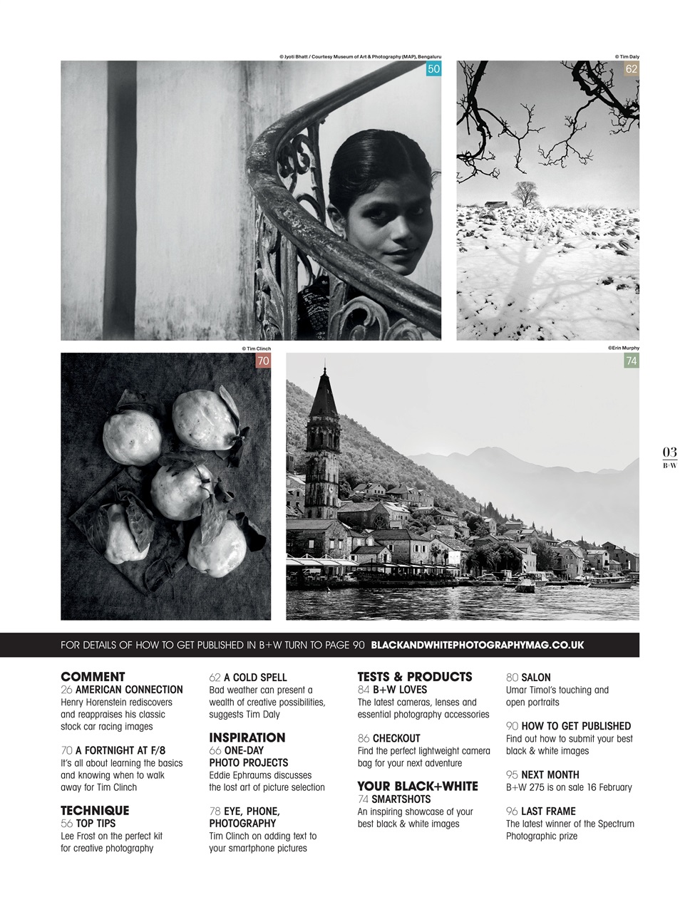 Black+White Photography Preview Pages