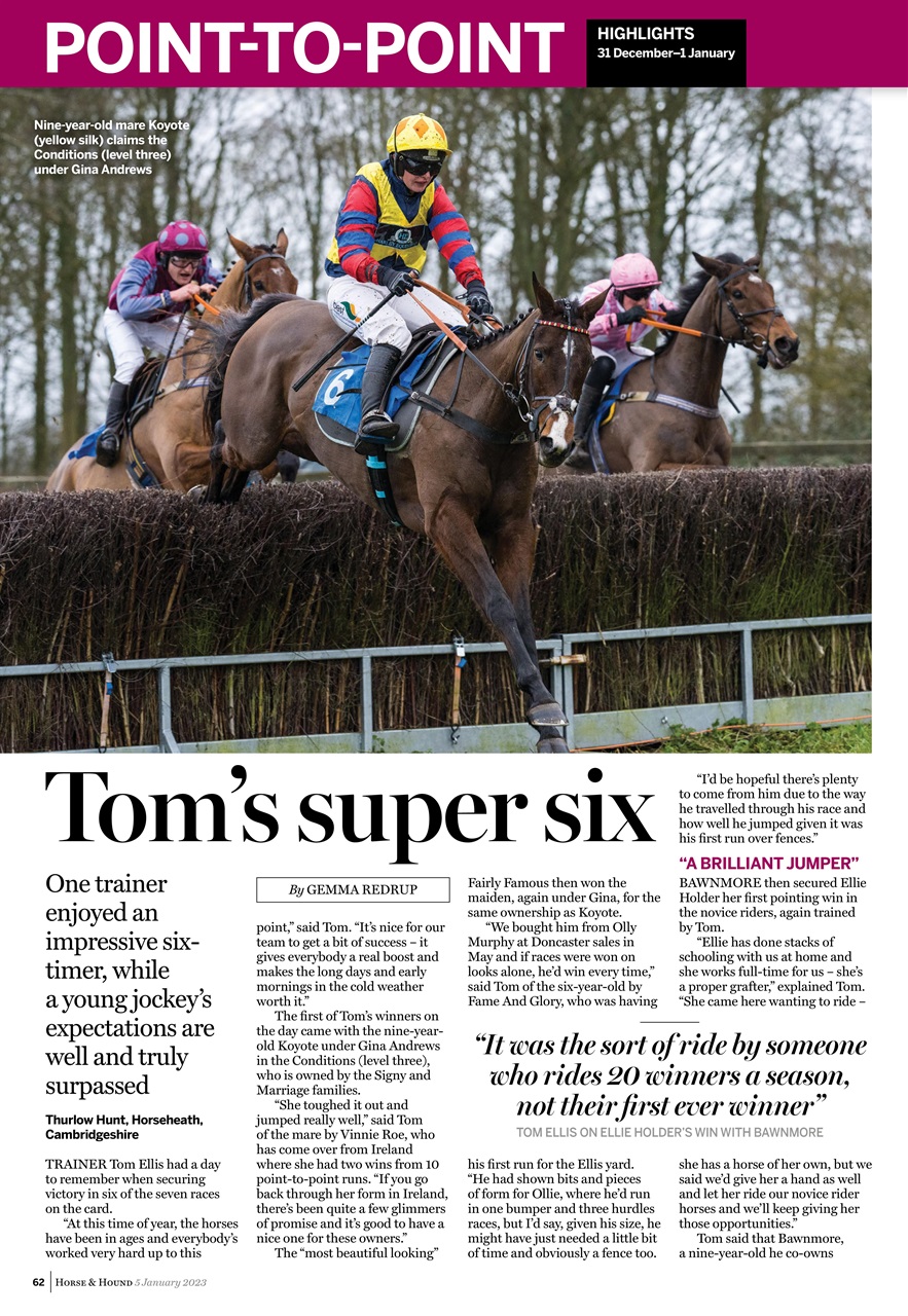 Horse & Hound Preview Pages