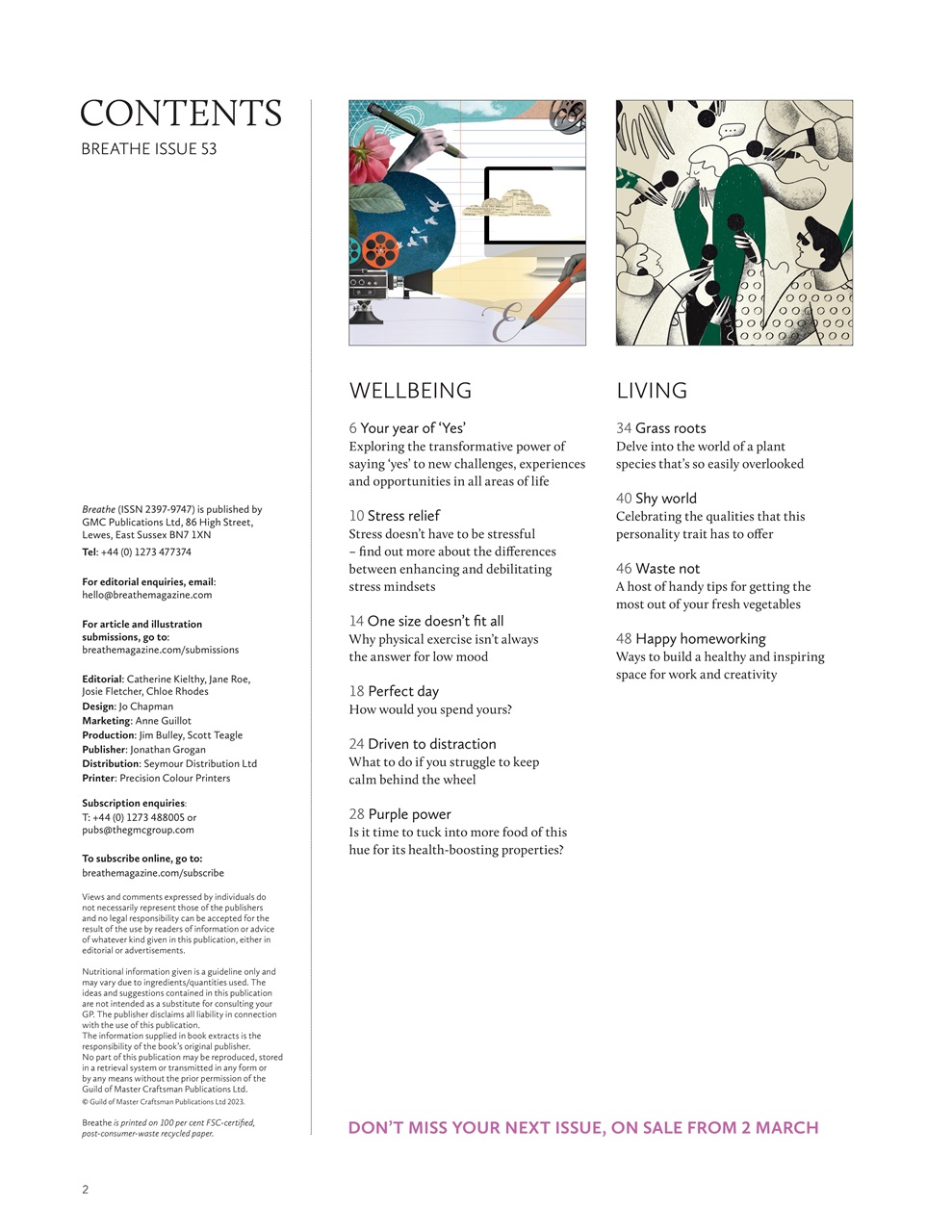 Breathe Preview Pages