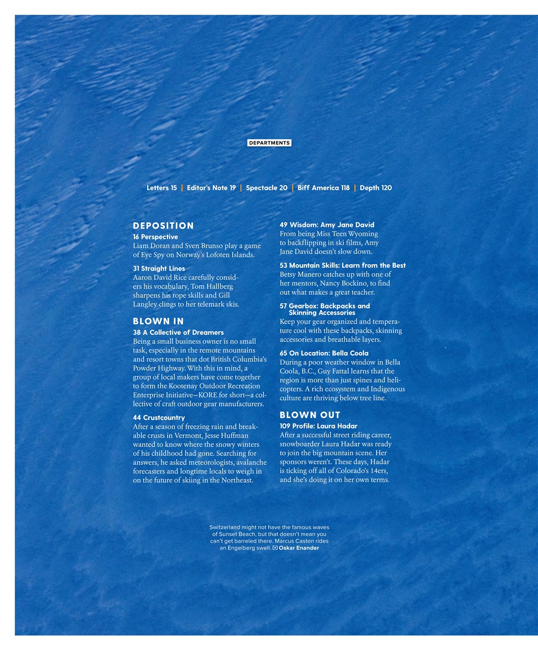 Backcountry Preview Pages