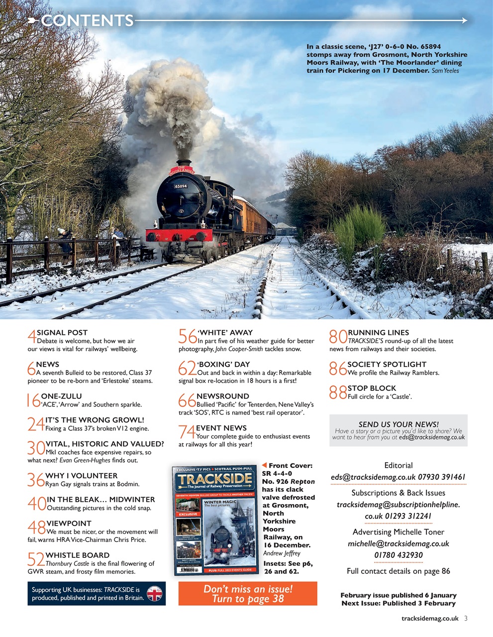 Trackside Preview Pages