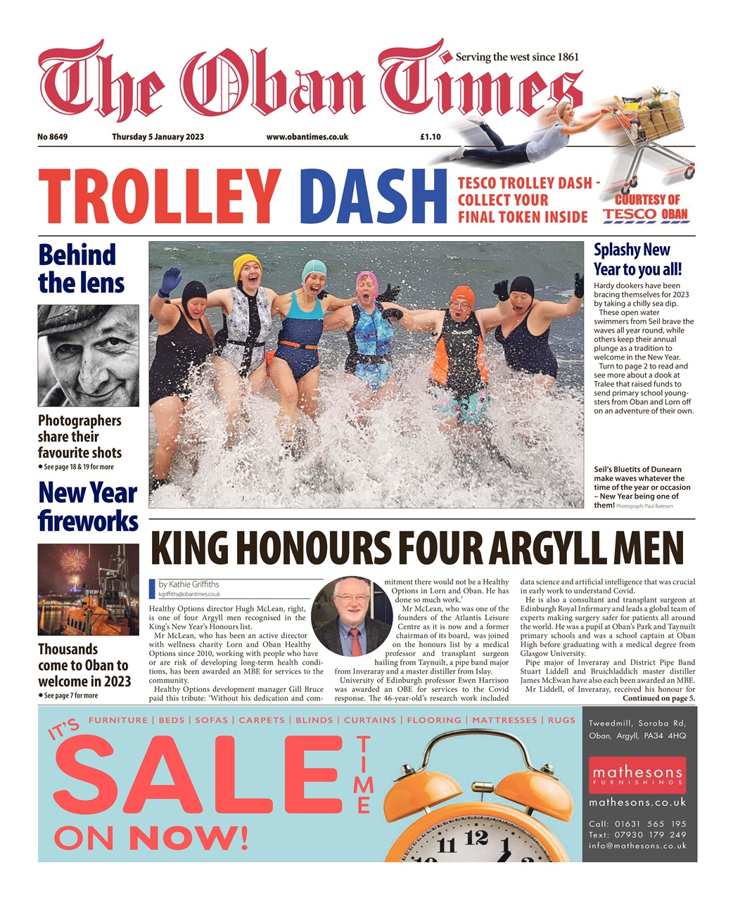 The Oban Times & Lochaber Times Preview Pages