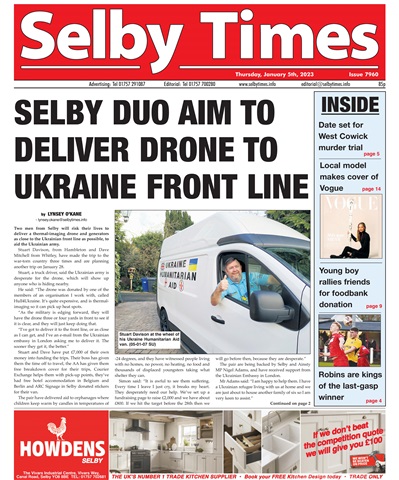 Selby Times issue January 5th