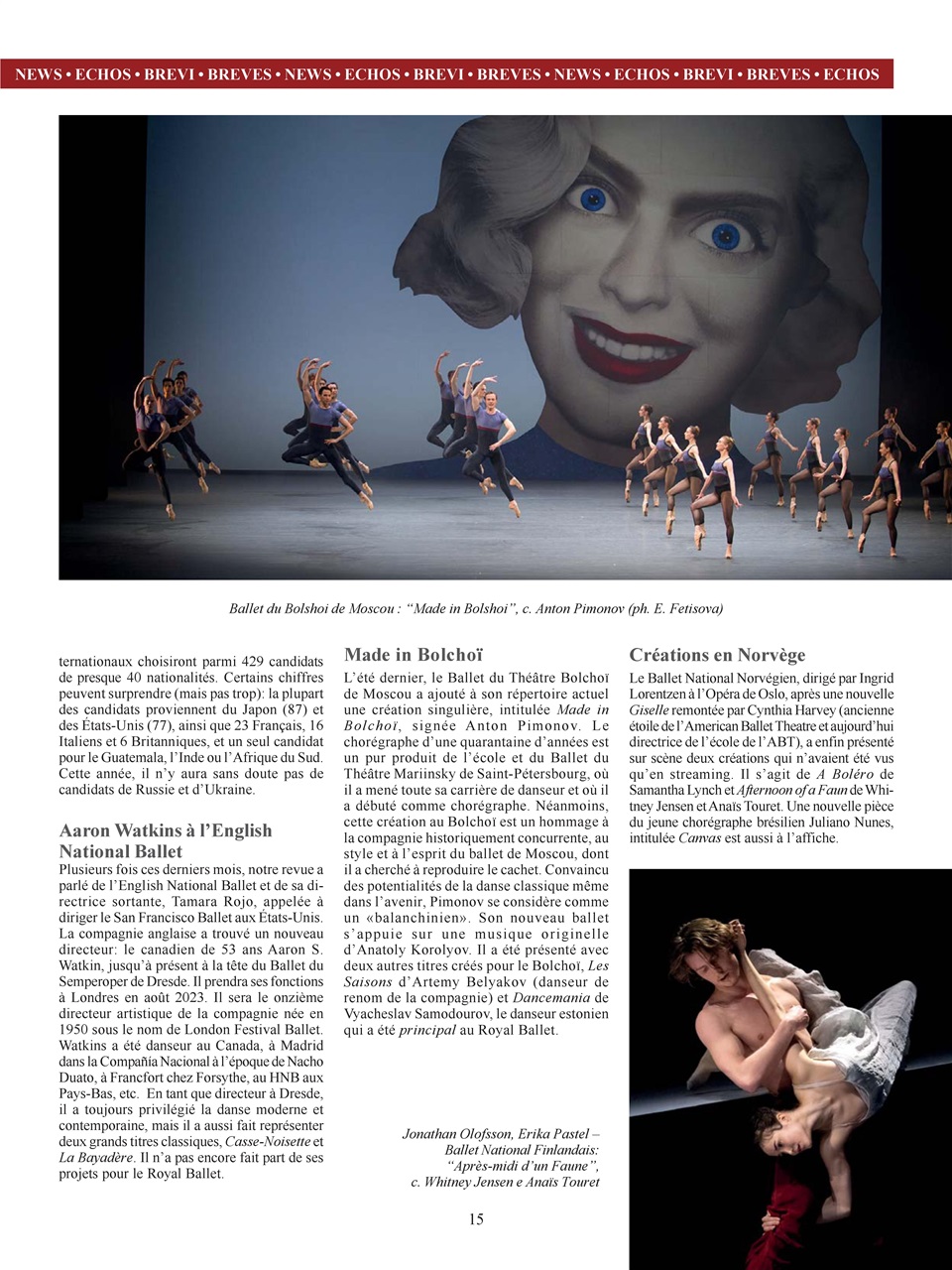 BALLET2000 Édition France Preview Pages