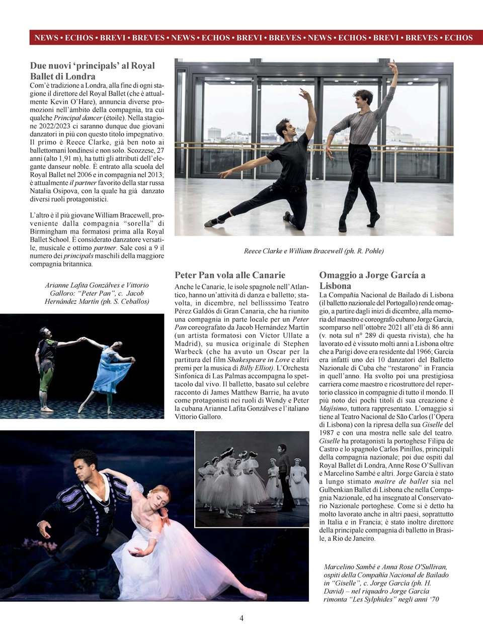 BALLET2000 Edizione Italia Preview Pages