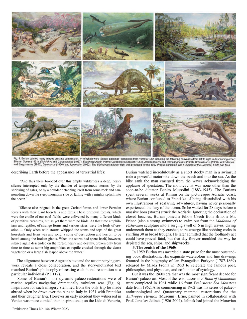 Prehistoric Times Preview Pages
