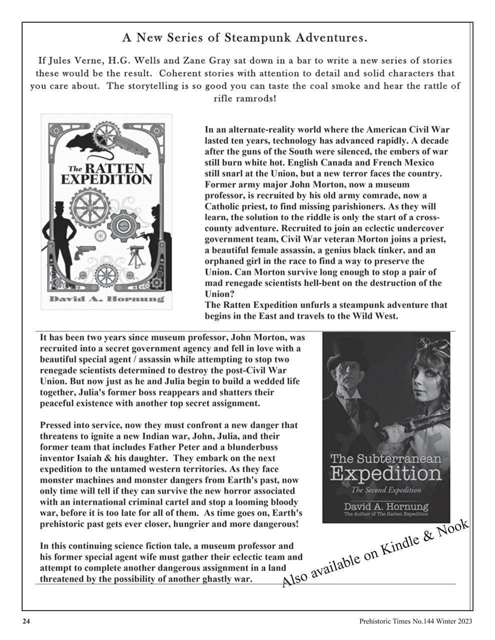 Prehistoric Times Preview Pages