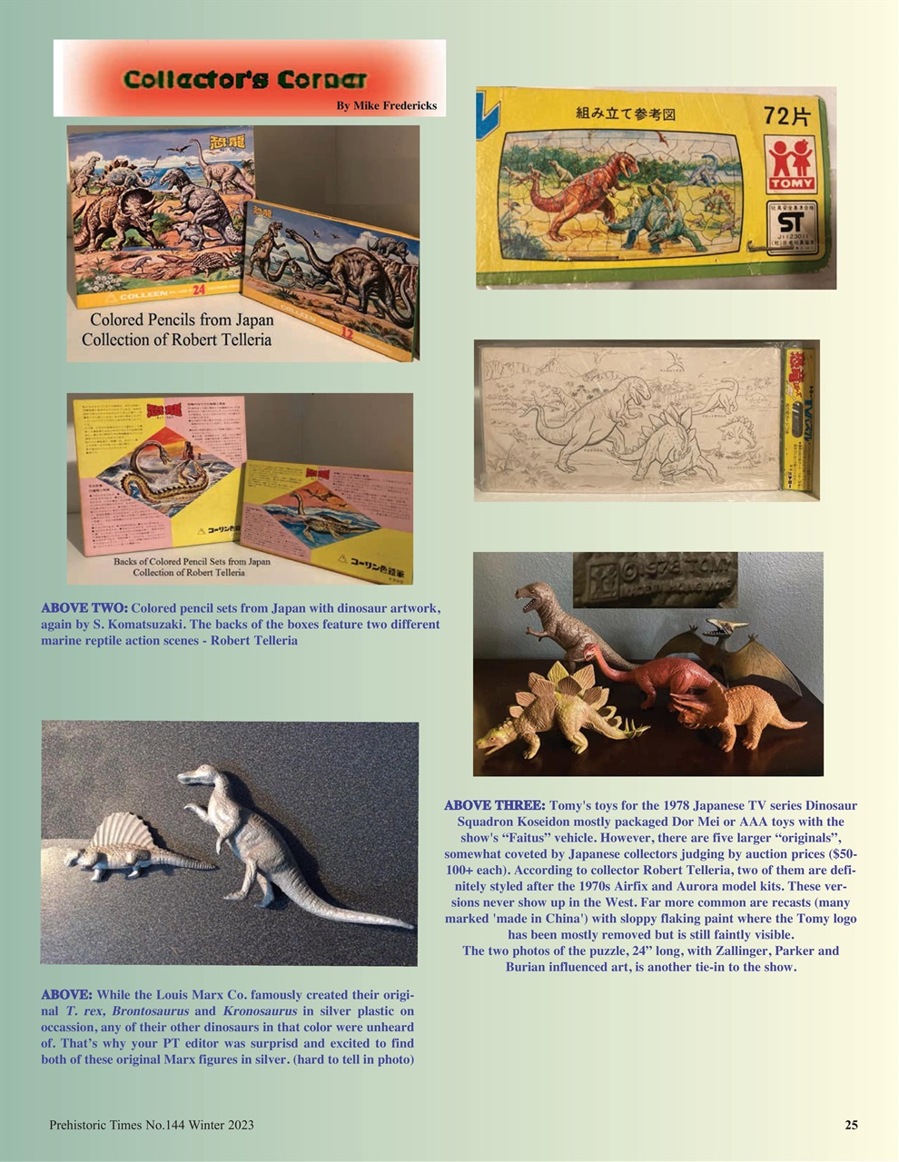 Prehistoric Times Preview Pages