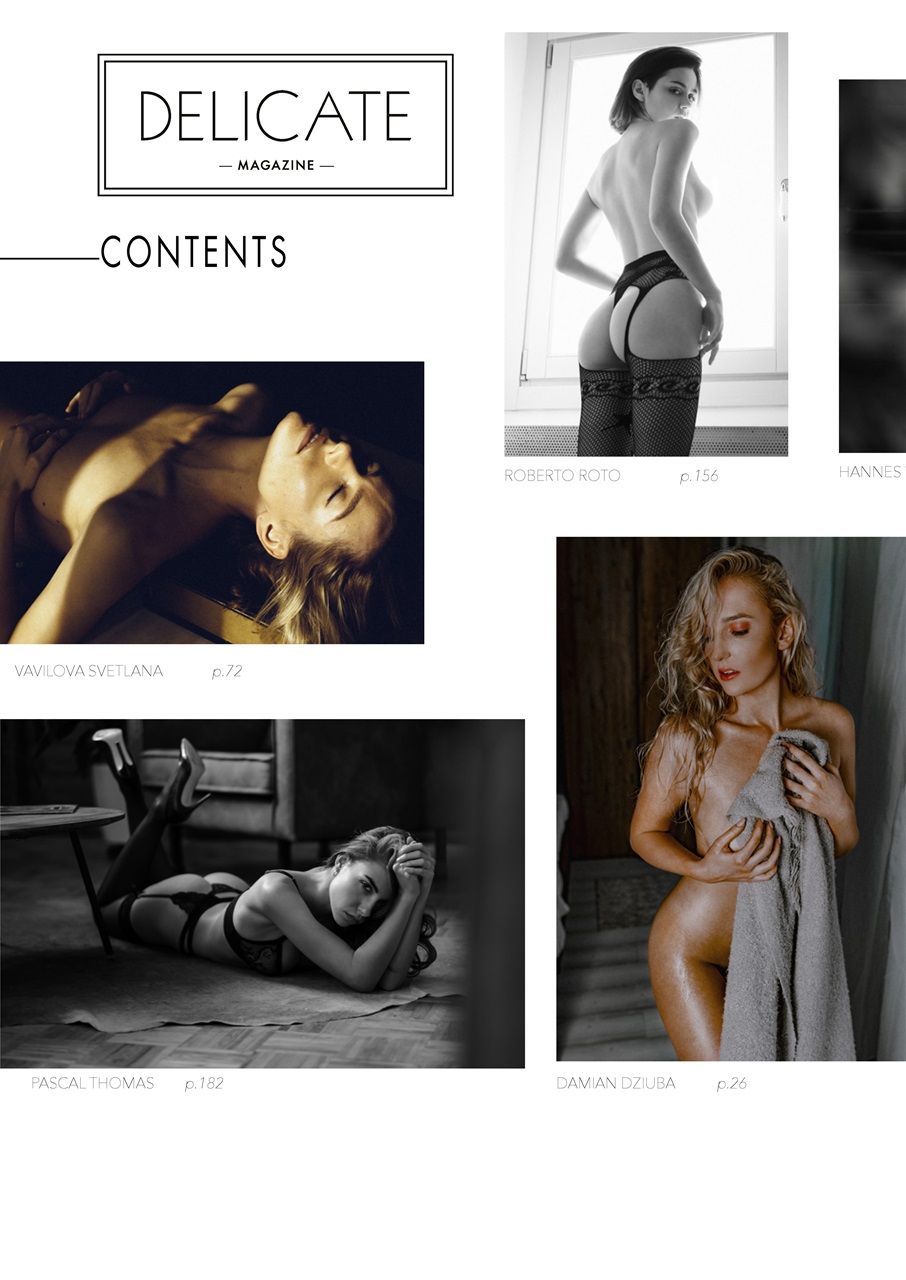 Delicate Magazine Preview Pages