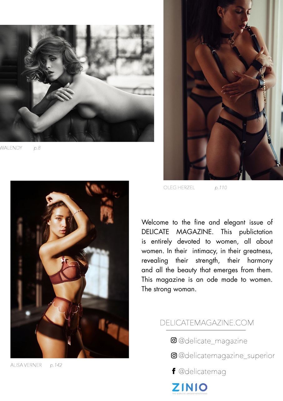Delicate Magazine Preview Pages