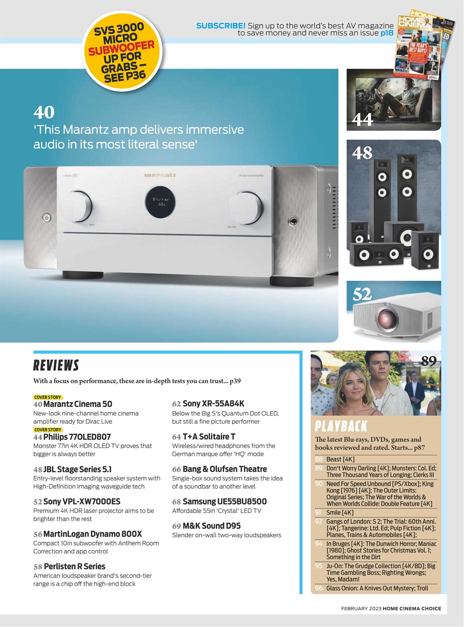 Home Cinema Choice Preview Pages