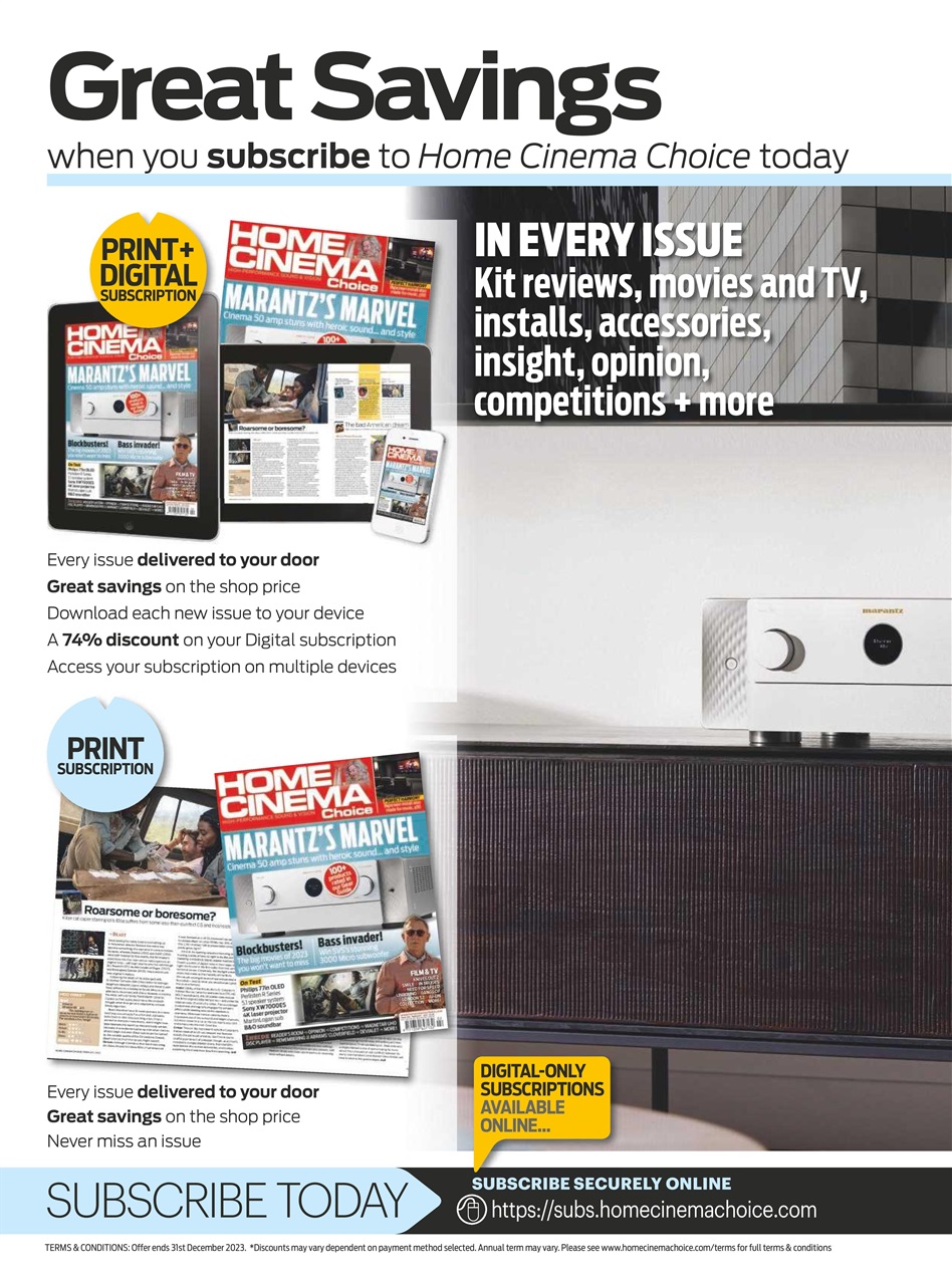 Home Cinema Choice Preview Pages
