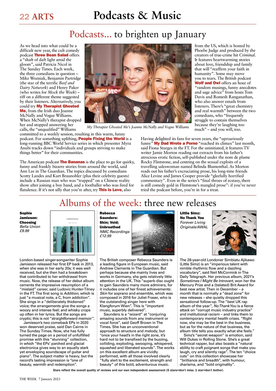 The Week Preview Pages