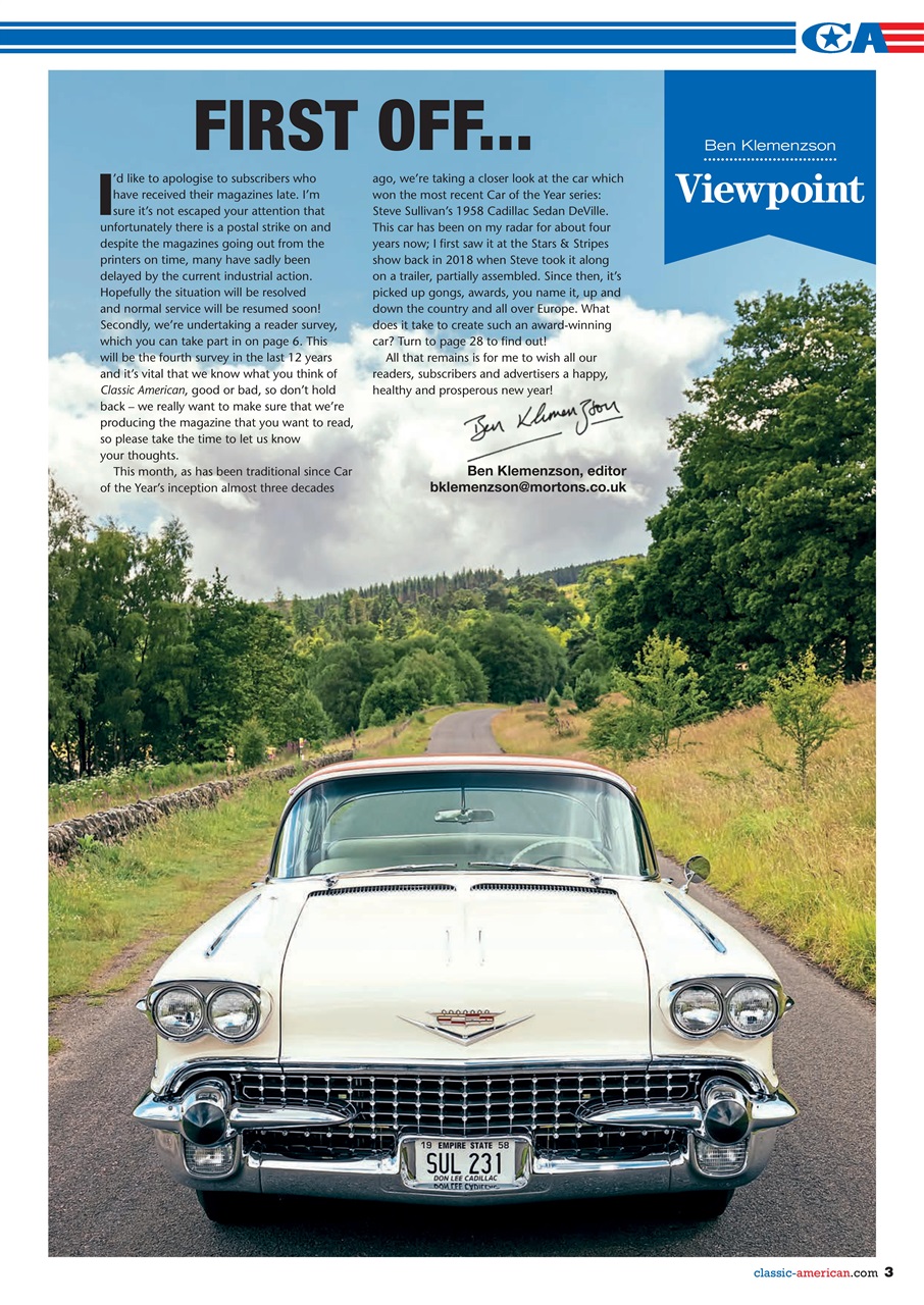 Classic American Magazine Preview Pages