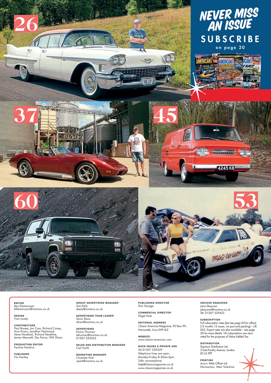 Classic American Magazine Preview Pages