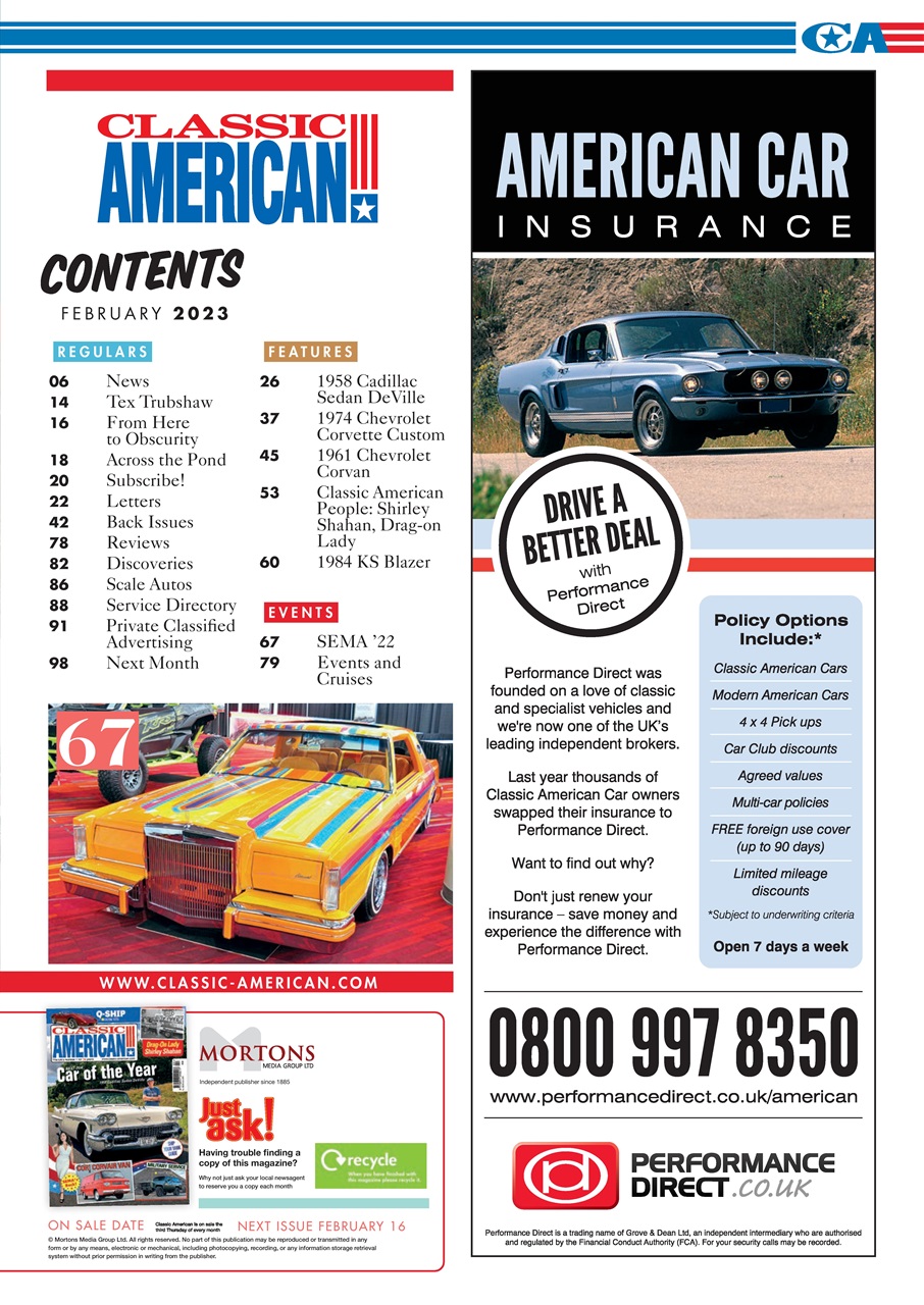 Classic American Magazine Preview Pages