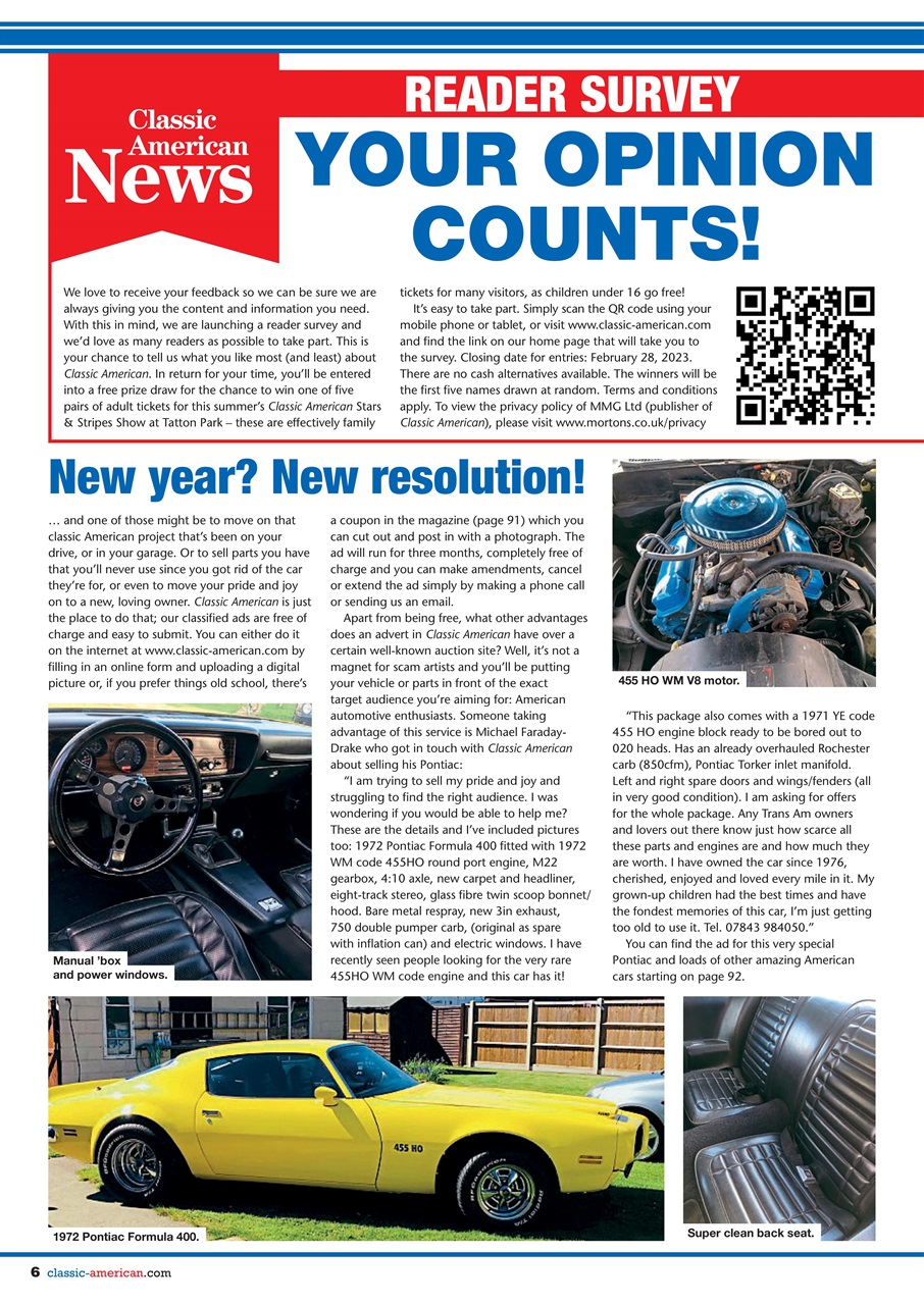 Classic American Magazine Preview Pages
