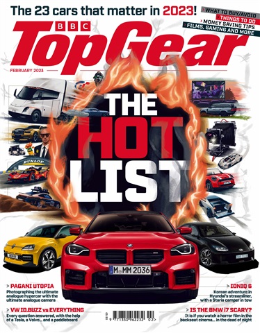 BBC Top Gear Magazine issue Febuary 2023