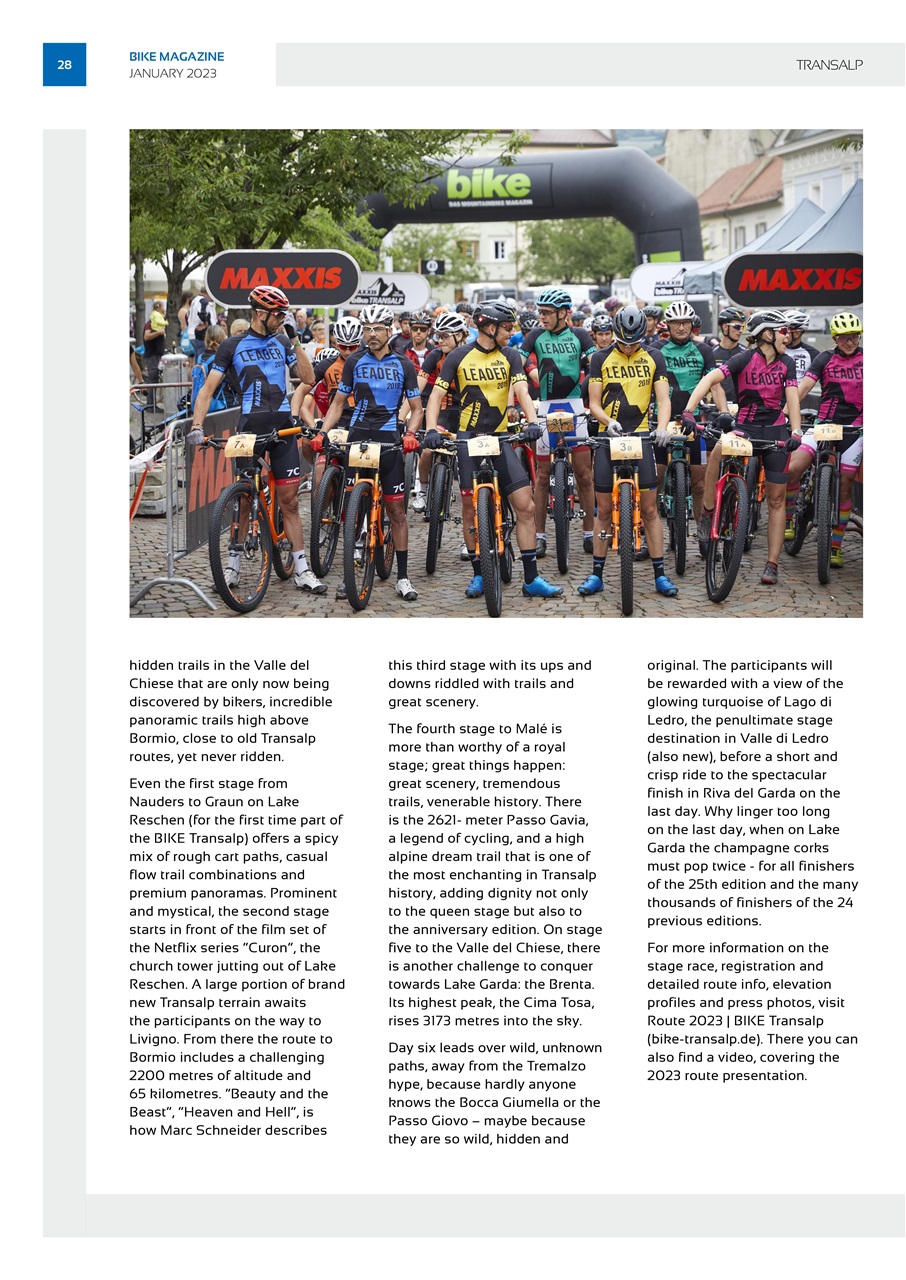 BIKE Magazine Preview Pages